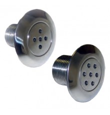 Форсунка аэромассажная АТ 03.23 аэромассажная 1/2" (плитка) из нержавеющей стали