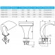 Водопад КОБРА 700 мм АТ 01.05 из нержавеющей стали