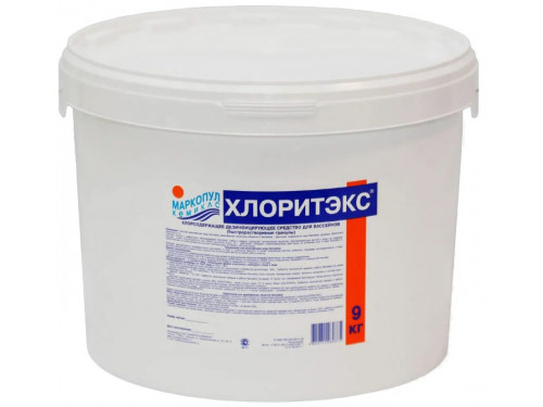 Хлоритэкс (ведро 9 кг.) (гранулы, ударный) дезинфекция на основе хлора