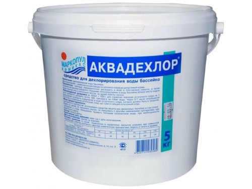 Аквадехлор (ведро 5 кг.) порошок для удаления хлора