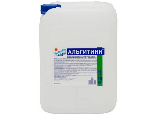 Альгитинн (канистра 10 л.) (альгицид) жидкость против роста водорослей и зеленения воды