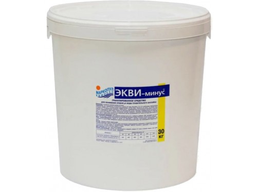 Экви-минус (ведро 30 кг.) (РН-минус) порошок для понижения уровня РН