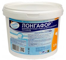 Лонгафор (ведро 2,6 кг.) (таблетки 200 гр., медленнорастворимый) дезинфекция на основе хлора
