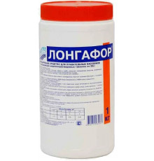 Лонгафор (банка 1 кг.) (таблетки 200 гр., медленнорастворимый) дезинфекция на основе хлора