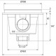 Слив донный Flexinox 87198014 (универс., ВР 1 1/2" / ВР 2", 13 м3/ч)