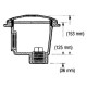 Слив донный Hayward WG1049AVE антивихревой (универс., ВР 1 1/2" / ВР 2", 15 м3/ч)