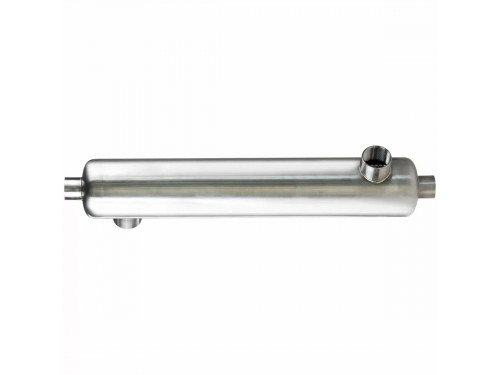 Теплообменник AquaViva Twist 45 кВт (нерж.ст. AISI-316, ВР 1 1/2" / ВР 1", вертик. расп-е)