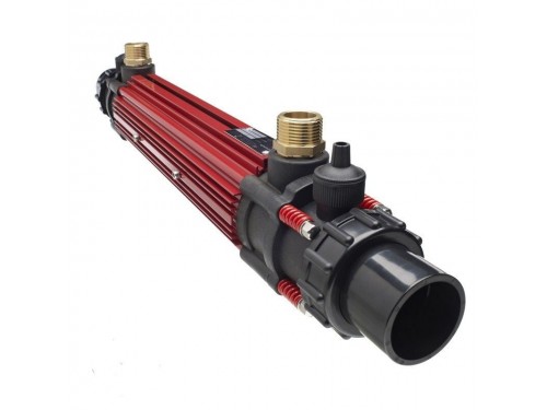 Теплообменник Elecro G2 30 кВт Titan (нерж.ст. AISI-316 / титан, 50 мм. / ВР 1", гориз. расп-е)