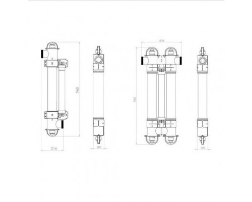 Ультрафиолетовая установка Elecro Steriliser UV-C (110 Вт, до 110 м3, 50/63 мм, без таймера)